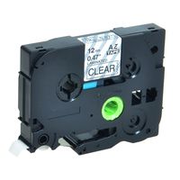 GREENCYCLE 1 PK Compatible Black on Clear TZ131 TZE131 Label Tape for Brother P-Touch Printers PT1000 PT1100