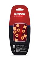 Shure EAORF2-10S Small Foam Sleeves (10 Included/5 Pair) for E2c, SE102MPA, i2c & QuietSpot Earphones (Orange)