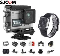 SJCAM SJ6 Kit {Including Extra Battery, SJCAM Remote Watch} SJ6 LEGEND Dual Screen 2″ LCD Touch Screen 2880×2160 Novatek NT96660 Panasonic MN34120PA CMOS 4K Ultra HD Sport DV Action Camera Silver