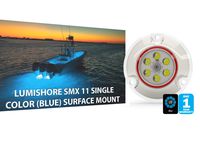 Lumishore Smx11 Blue Surface Mount, 60, 12V Only, Single Color Underwater LED Boat Light, 60-0154