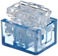 Morris Products 10752 Insulation Displacement Connector, 2 Port, Blue, 22-26 Wire Range (Pack of 25)