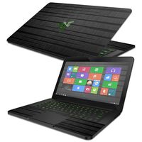 MightySkins Skin Compatible with Razer Blade 14" (2014-2017) - Carved Wood | Protective, Durable, and Unique Vinyl Decal wrap Cover | Easy to Apply, Remove, and Change Styles | Made in The USA