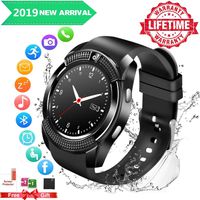 Android Smart Watch for Women Men, 2019 Bluetooth Smartwatch Smart Watches Touchscreen with Camera, Cell Phone Watch with SIM Card Slot Compatible Android Samsung iOS Phones XS 8 7 6 Note 8 9 Adult