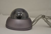 Nexhi - 1/3"SONY SUPER CCD, 420TVL , 3.6mm Lens VANDAL-PROOF ANALOG DOME COLOR CAMERA WITH CABLE CONNECTORS