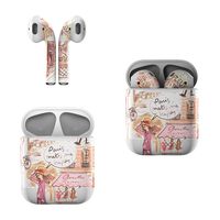 Skin Decals for Apple AirPods - Paris Makes Me Happy - Sticker Wrap Fits 1st and 2nd Generation