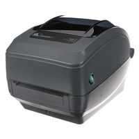 Zebra - GK420t Thermal Transfer Desktop Printer for labels, Receipts, Barcodes, Tags, and Wrist Bands - Print Width of 4 in - USB and Ethernet Port Connectivity - GK42-102210-000