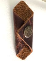 Leather Cord Organizer Earbud Holder Earphone Organizer Headset Cable Wrap Winder Cord Manager Handmade Tangle Free Cord Wrap Unisex