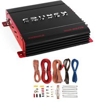 Crunch PX-1000.2 2 Channel 1000 Watt Amp A/B Car Stereo Amplifier + Wiring Kit