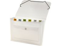 Lion Clear-Line 7-Pocket Poly Expanding File, Clear, 1 File (94500-CR)