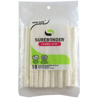Surebonder FS-18 Fabric Glue Stick, 5/16" D by 4" L, Creamy White (1 Pack)