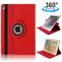 TechCode iPad Pro 12.9 Inch Cover Tablet Case, 360 Degrees Rotating Magnetic PU Leather Book Style Stand Smart Case Flip Folio Cover fo iPad Pro 12.9 Inch 2nd Gen 2017 Tablet(iPad Pro 12.9 2017, Red)