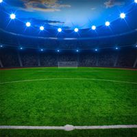 Leowefowa 5X5FT Football Field Backdrop Interior Studium Backdrops for Photography Gym Green Grassland Sports Theme Vinyl Photo Background Boys Birthday Wallpaper Studio Props