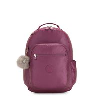 Kipling Seoul Large 15" Laptop Backpack Fig Purple Met