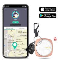 DinoFire Key Finder, Item Finder Smart Tracker with Bluetooth Support iOS & Android - Golden