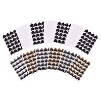 iGadgitz Home U7014 - Self Adhesive Photo Corners in Various Colours - Black, White, Gold or Silver - Photo Mounting Corners, Picture Corners Stickers - Multicoloured - 312 Pieces