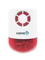 Fortress Security Store (TM) New Loud Outdoor Wireless Flashing Strobe Siren for Total Security Alarm Systems Ideal for Business and Home Protection