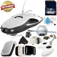 Power Vision PowerRay Wizard Underwater 4K UHD ROV/Drone with ZEISS VR ONE Plus Goggles for Real Time Viewing, Streaming & Recording The Underwater World - Advanced Bundle