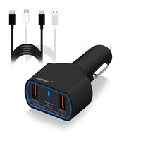 BatPower UL Listed 120W 90W 87W PD USB-C Car Charger for MacBook Pro 13 15 Surface Book 2 Razer Blade Stealth HP Spectre X360 Dell XPS Latitude Lenovo Asus Acer Laptop USB C Car Power Supply Adapter