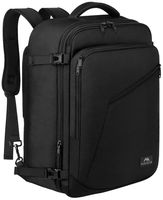 Matein Carry on Backpack, Extra Large Travel Backpack Expandable Flight Approved Weekender Bag for Men and Women, Water Resistant Lightweight Daypack for Airplane 40L, Black