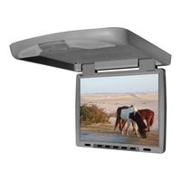 New Tview T144DVFD Gray Flip Down Overhead DVD Player Car Roof Mount DVD Player