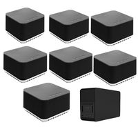 Mass Fidelity Core 120W Portable HiFi Wireless Speaker System in Black with Holographic Sound and iOS Android Compatibility for Seven Rooms with Powerful Subwoofer