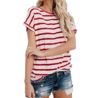 Womens American Flag T-Shirt, LookGolden 4th July Patriotic USA Flag Stripe Tee Shirts Stars Pockets Tops (Navy 2, XL)