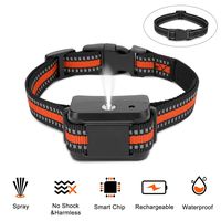 Zeonetak Rechargeable Spray Bark Collar, Citronella Dog Bark Collar Stop Barking Collar for Dogs Small Medium Large, Adjustable Spray,2 Straps 2 USB Cords, Waterproof No Shock Harmless & Humane