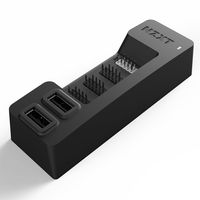 NZXT Internal USB Hub - Expands 5 USB 2.0 Ports - Sleek Multifunctional Design - Molex Connection - Plug and Play