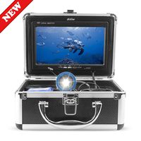Erchang Underwater Fish Finder,Fishing Camera with 7 inch LCD HD 1000TV TFT Color Monitor + 30m Cable +12pcs IR White LED + 4500mAh Rechargeable Battery for Ice/Lake/Boat Fishing