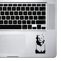 StickAny Palm Series Marylin Monroe Sticker for MacBook Pro, Chromebook, and Laptops (Black)