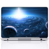 Meffort Inc 15 15.6 Inch Laptop Notebook Skin Sticker Cover Art Decal (Included 2 Wrist pad) - Planet Big Bang