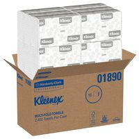 Multifold Paper Towels (01890), White, 150 Tri Fold Paper Towels (32 Boxes)