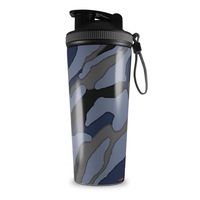 Skin Wrap Decal for IceShaker 2nd Gen 26oz Camouflage Blue (SHAKER NOT INCLUDED)
