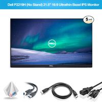 Dell P2219H 21.5-Inch 16:9 Ultrathin Bezel IPS Monitor No Stand (P2219HNS) with Microfiber Cleaning Cloth - 5 - Pack