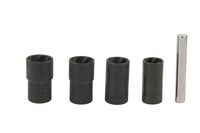 Twist Socket Set (5 Piece) Includes 1/2" Inch, Lug Nut Remover, 17mm, 19mm, 21mm, 22mm Sockets