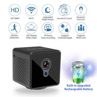 Relohas Mini Spy Hidden Camera, 1080P Spy Camera Wireless Hidden WiFi Upgraded Night Vision Spy Cam Live Streaming, Portable Nanny Cam with Motion Detection for Indoor/ Outdoor (with Cell Phone APP)