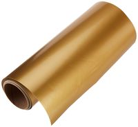 12.125" x 10ft Roll of Oracal 651 Gold Craft Vinyl - On a 2.5" Core - Adhesive Vinyl for Cricut, Silhouette, and Cameo Cutters - Gloss Finish - Outdoor and Permanent