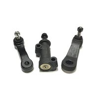 PartsW 3 Piece Front Steering Kit Idler Arm, Pitman Arm 4 Grooves and Idler Arm Bracket Assembly 4WD Only