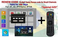 HTV 1 2 3 5/A1/A2/IPTVKINGS/BRAZIL Box/Super Brazil IPTV Brazil Subscription 16-Digit Renew Code Magic Keys Free 1 Extra Month Free Remote (Renew Code for BRAZILBOX)