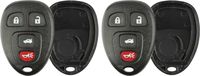 KeylessOption Just the Case Keyless Entry Remote Key Fob Shell (Pack of 2)