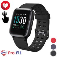 Pro-Fit Inspire VeryFitPro Smart Watch IP68 Waterproof Fitness Tracker Heart Rate Monitor Step Counter (ID205) (Black)