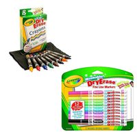 Crayola Washable Dry-Erase Markers & Dry-Erase Crayons with a CSS Coloring Book