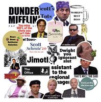 The Office Stickers 25 Pack- The Office Stickers for laptops, Dunder Mifflin Stickers, The Office Laptop Stickers, Funny Stickers for Laptops, Computers, Hydro Flasks, iPhones, Pop Culture Stickers