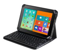 Navitech Folding Leather Folio Case Cover & Stand with Removable Keyboard Compatible with The ASUS Google Nexus 7