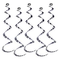 Beistle 54540 Party Supplies, 24-Inch, Black/White