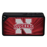 AudioSpice NCAA Nebraska Cornhuskers BX-100 Bluetooth Speaker, Black
