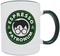 Espresso Patronum - Starbucks Themed 11oz Ceramic Mug/Cup, Grade A Quality Ceramic - Foam Box Protection (Perfect Gift)