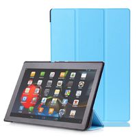 Egmy Protective Kindle Case, Popular Magnetic Auto Sleep Leather Cover Case for 10.1" Lenovo Tab3 10 Business (TB3-X70F/N/L),TAB2 X30F,TAB2 A10-70(F),TAB2 A10-30 Tablet (Sky Blue)