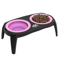 PETMAKER 80-PET6096 Elevated Pet Bowls with Non Slip Stand