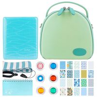 Case for Fuji Instax Mini Camera + Accessory Bundle (Green)